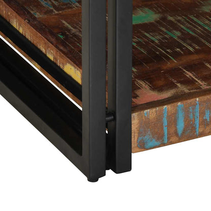 vidaXL Coffee Table Multicolour 90x50x38 cm Solid Wood Reclaimed