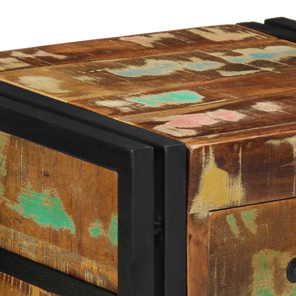 vidaXL Bedside Cabinet 2 pcs 40 x 35 x 50 cm Solid Reclaim Wood