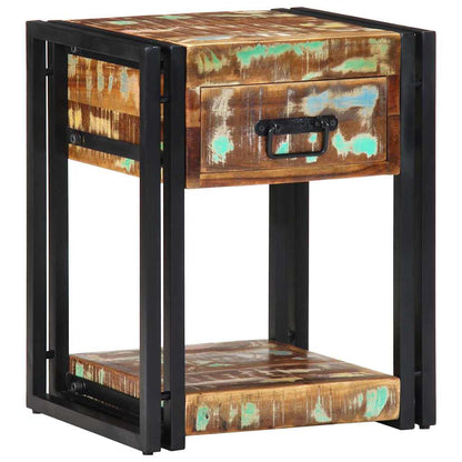 vidaXL Bedside Cabinet 2 pcs 40 x 35 x 50 cm Solid Reclaim Wood