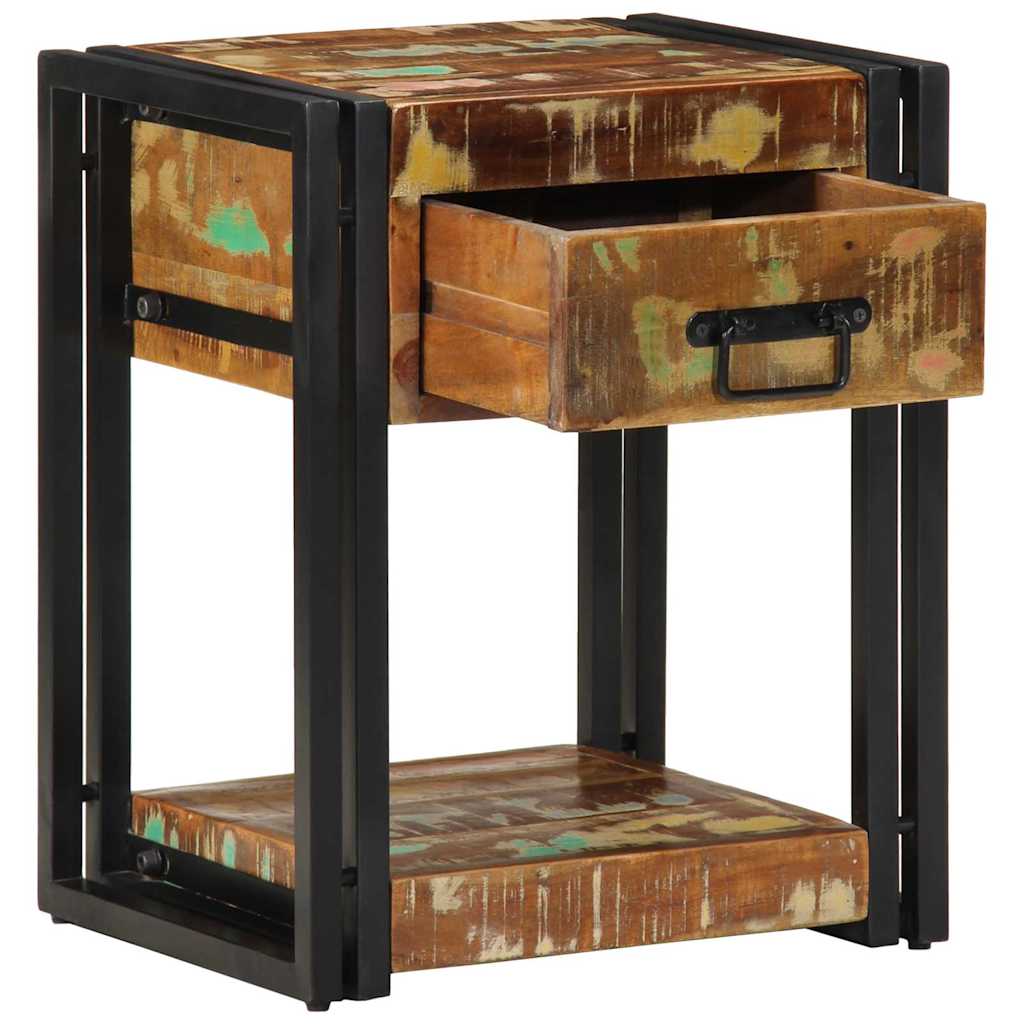 vidaXL Bedside Cabinet 2 pcs 40 x 35 x 50 cm Solid Reclaim Wood