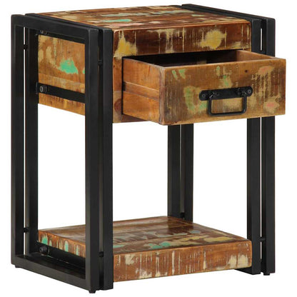 vidaXL Bedside Cabinet 2 pcs 40 x 35 x 50 cm Solid Reclaim Wood