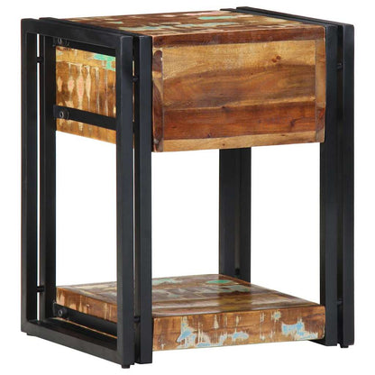 vidaXL Bedside Cabinet 2 pcs 40 x 35 x 50 cm Solid Reclaim Wood