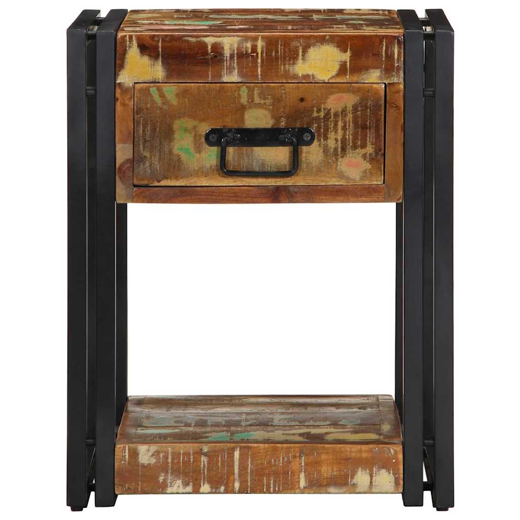vidaXL Bedside Cabinet 2 pcs 40 x 35 x 50 cm Solid Reclaim Wood