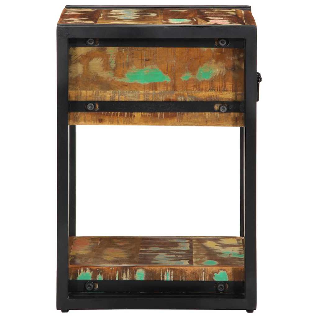 vidaXL Bedside Cabinet 2 pcs 40 x 35 x 50 cm Solid Reclaim Wood