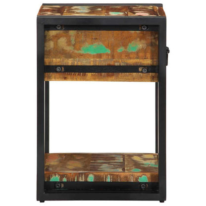 vidaXL Bedside Cabinet 2 pcs 40 x 35 x 50 cm Solid Reclaim Wood