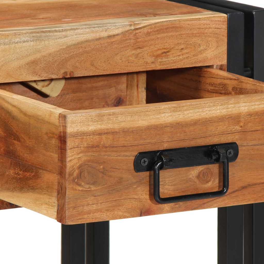 vidaXL Bedside Cabinet 2 pcs Brown 40 x 35 x 50 cm Solid Acacia Wood