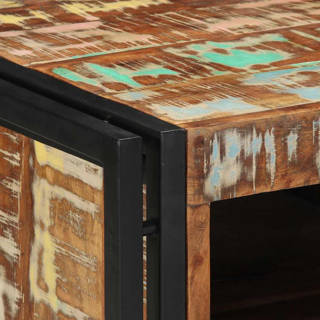 vidaXL Bedside Cabinet 40x40x59 cm Solid Wood Reclaimed