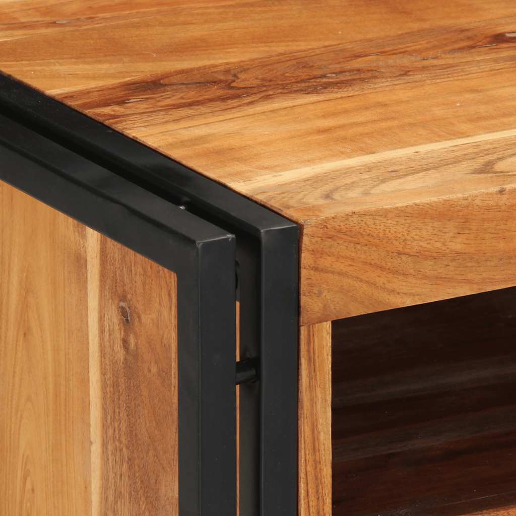 vidaXL Bedside Cabinet 40x40x59 cm Solid Wood Acacia