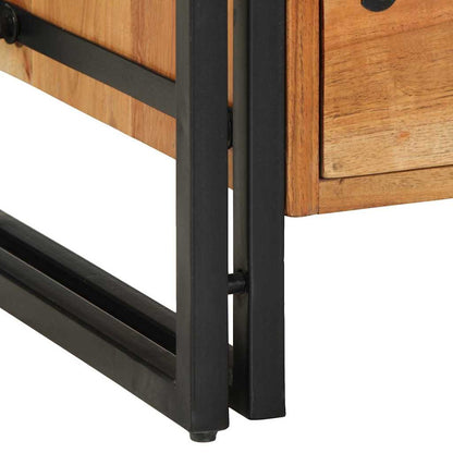 vidaXL Bedside Cabinet 40x40x59 cm Solid Wood Acacia