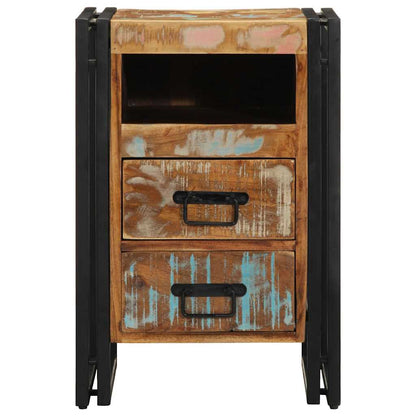 vidaXL Bedside Cabinet 40x40x59 cm Solid Wood Reclaimed