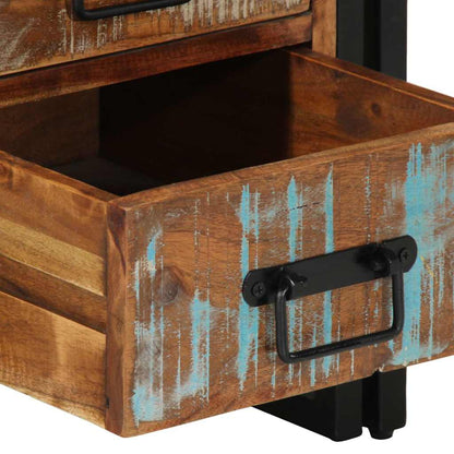 vidaXL Bedside Cabinet 40x40x59 cm Solid Wood Reclaimed
