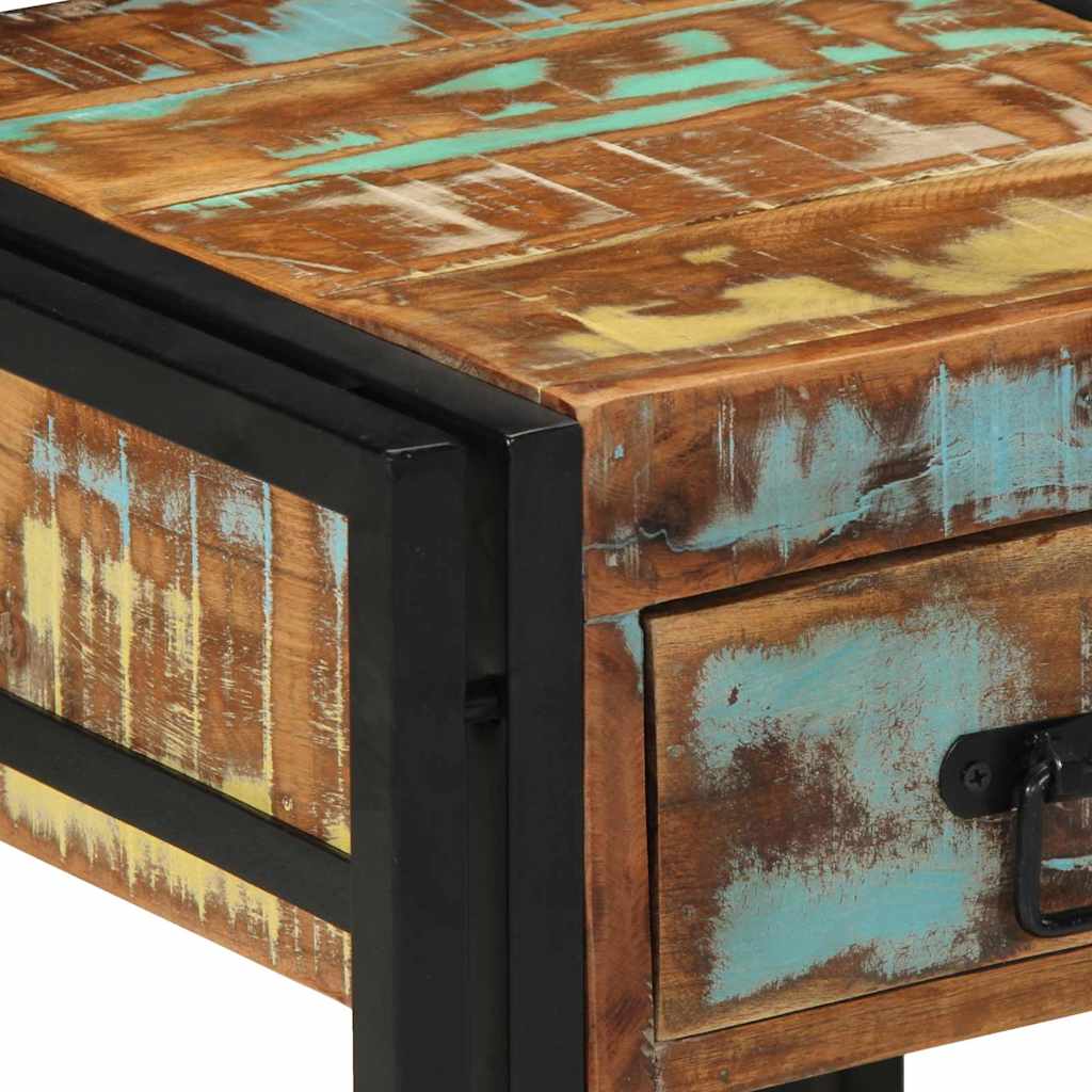 vidaXL Bedside Cabinet 2 pcs 40 x 40 x 50 cm Solid Reclaim Wood