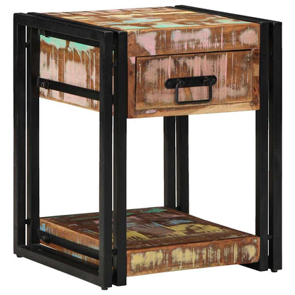 vidaXL Bedside Cabinet 2 pcs 40 x 40 x 50 cm Solid Reclaim Wood