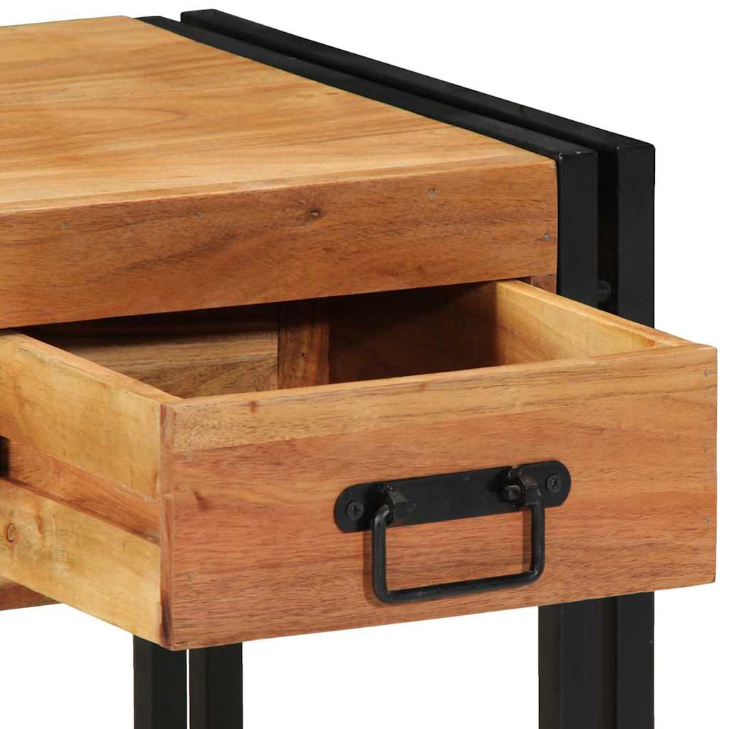 vidaXL Bedside Cabinet 2 pcs Brown 40 x 40 x 50 cm Solid Acacia Wood