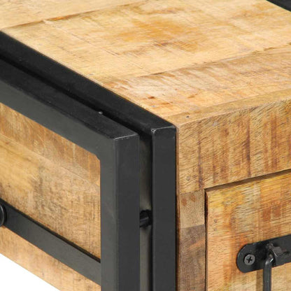vidaXL Bedside Cabinet Brown 30 x 30 x 40 cm Solid Mango Wood