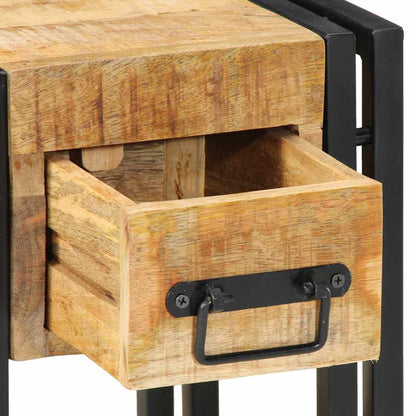 vidaXL Bedside Cabinet Brown 30 x 30 x 40 cm Solid Mango Wood