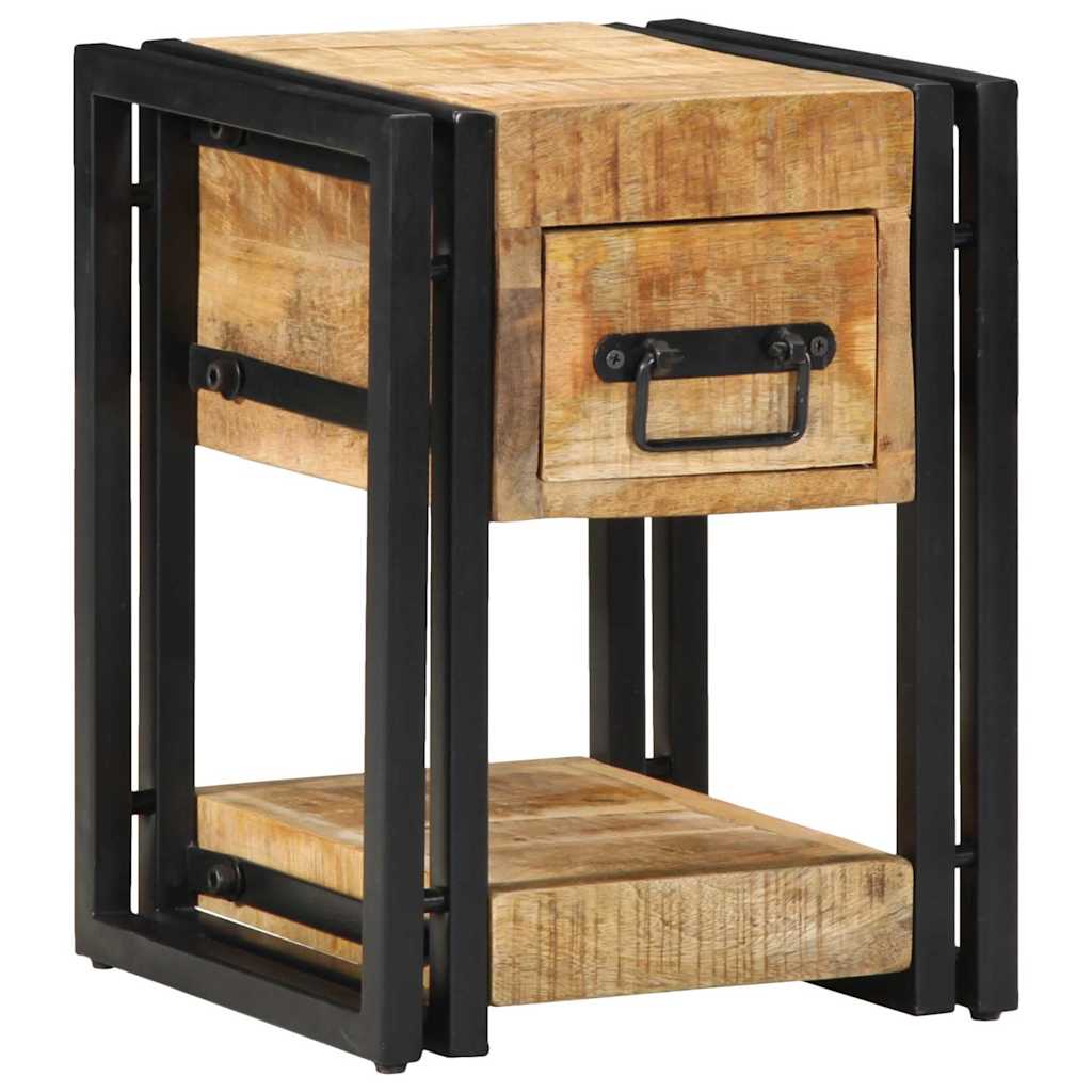 vidaXL Bedside Cabinet Brown 30 x 30 x 40 cm Solid Mango Wood