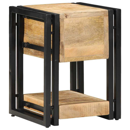 vidaXL Bedside Cabinet Brown 30 x 30 x 40 cm Solid Mango Wood