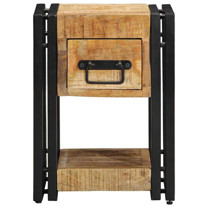 vidaXL Bedside Cabinet Brown 30 x 30 x 40 cm Solid Mango Wood