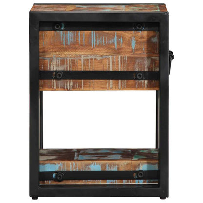 vidaXL Bedside Cabinet 2 pcs 30 x 30 x 40 cm Solid Reclaim Wood