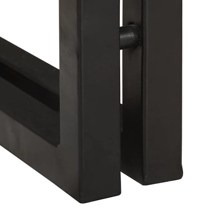vidaXL End Table with Drawer 30 x 30 x 40 cm Solid Reclaim Wood