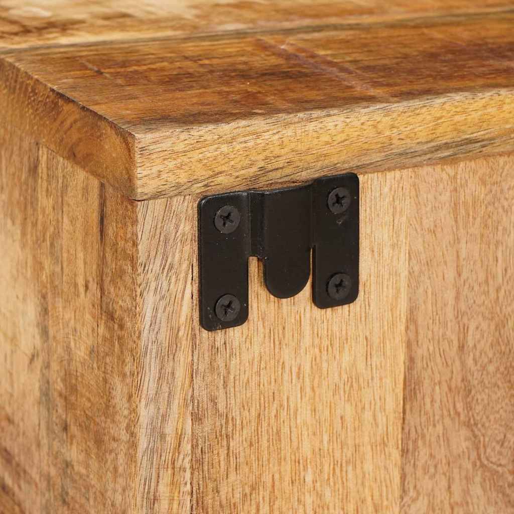 vidaXL Bedside Table Brown 35 x 33 x 48 cm Solid Mango Wood