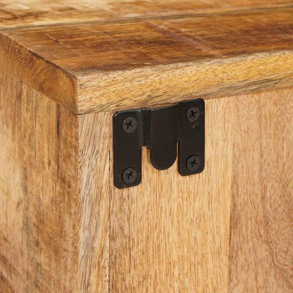 vidaXL Bedside Table Brown 35 x 33 x 48 cm Solid Mango Wood