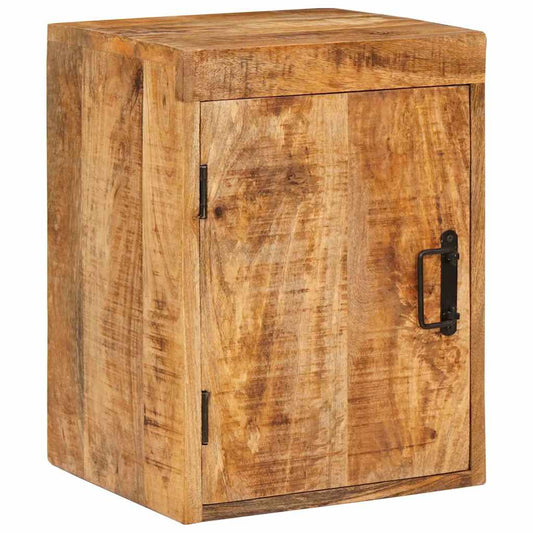 vidaXL Bedside Table Brown 35 x 33 x 48 cm Solid Mango Wood