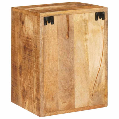 vidaXL Bedside Table Brown 35 x 33 x 48 cm Solid Mango Wood