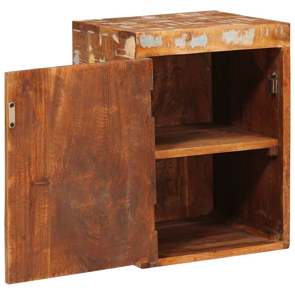 vidaXL Bedside Table Brown 35 x 33 x 48 cm Solid Reclaim wood