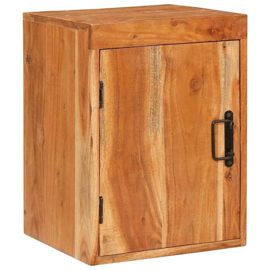 vidaXL Bedside Table Brown 35 x 33 x 48 cm Solid Wood Acacia
