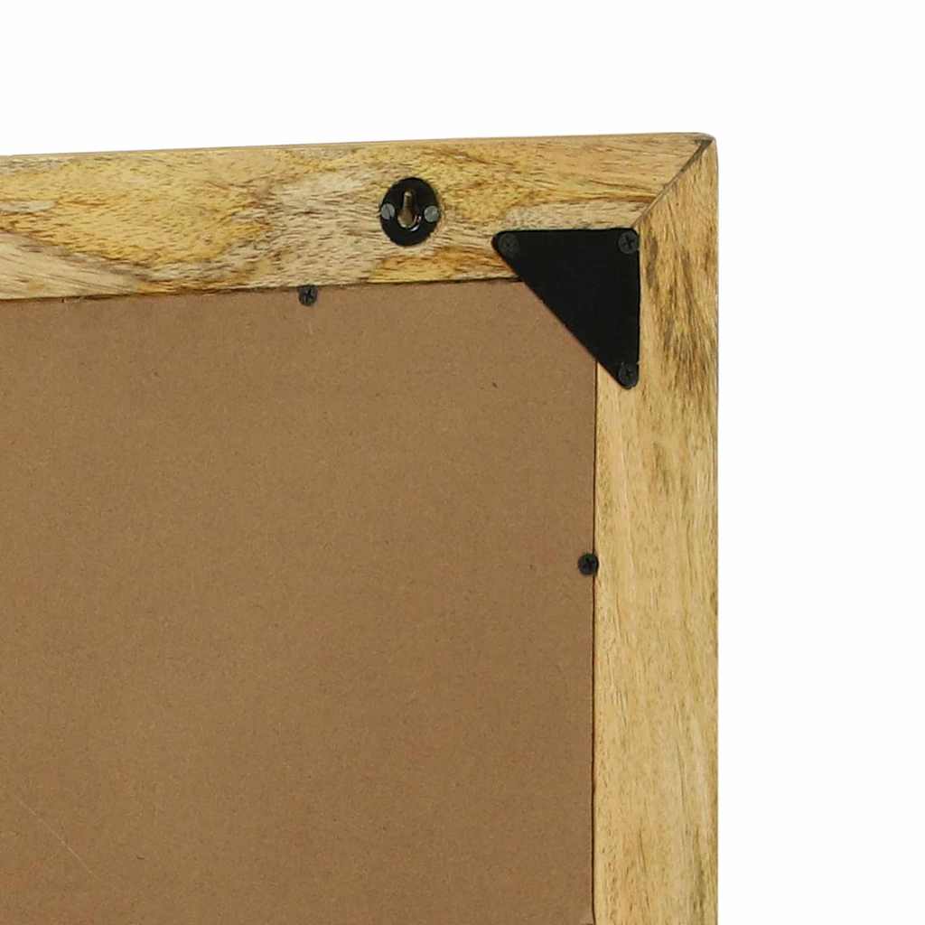 vidaXL Bathroom Mirror Brown 50 x 22 x 70 cm Solid Mango Wood