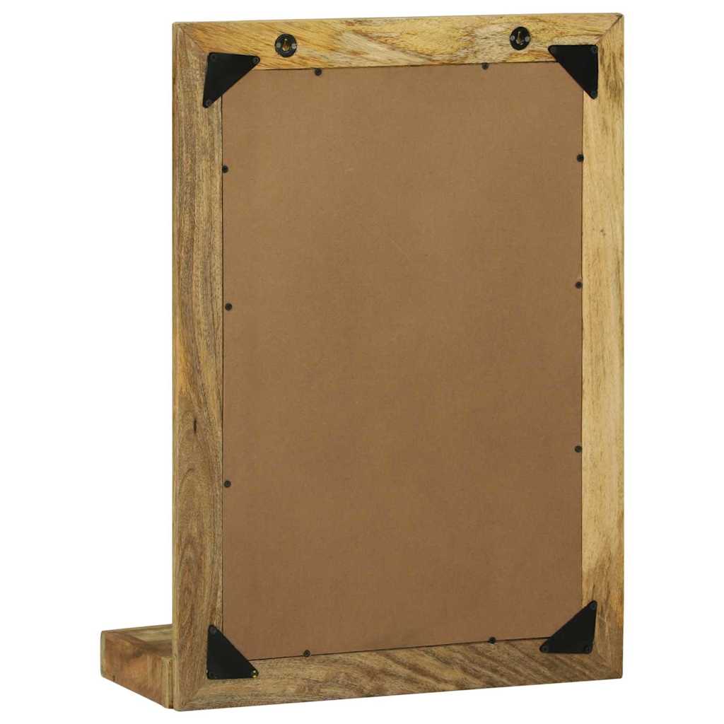 vidaXL Bathroom Mirror Brown 50 x 22 x 70 cm Solid Mango Wood