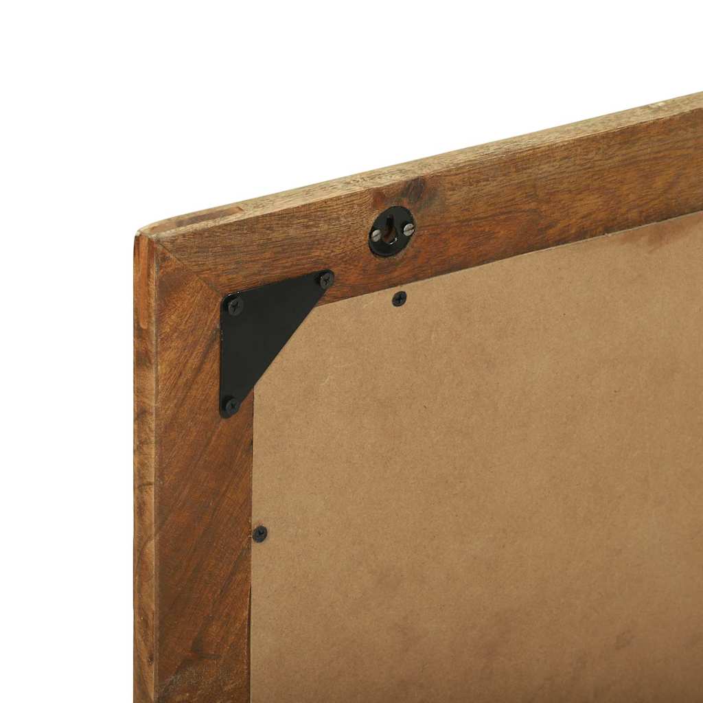 vidaXL Bathroom Mirror Brown 50 x 22 x 70 cm Solid Reclaim Wood