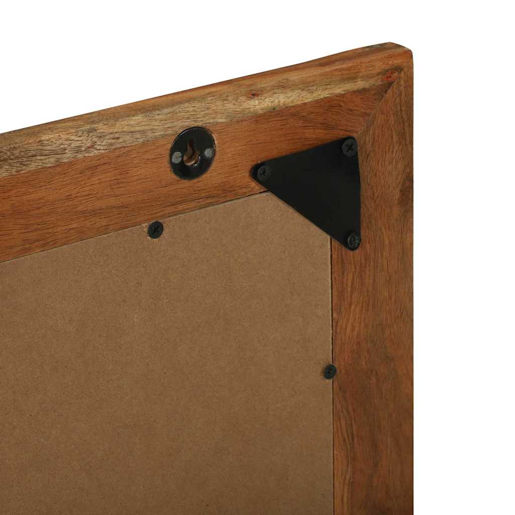 vidaXL Bathroom Mirror Brown 50 x 22 x 70 cm Solid Acacia Wood