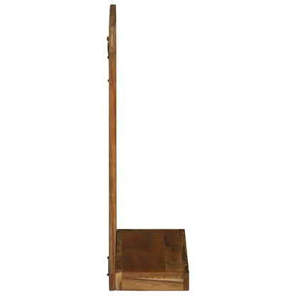 vidaXL Bathroom Mirror Brown 50 x 22 x 70 cm Solid Acacia Wood