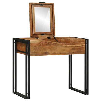 vidaXL Bedroom Dressing Tables Brown 90 x 50 x 75 cm Solid Acacia wood
