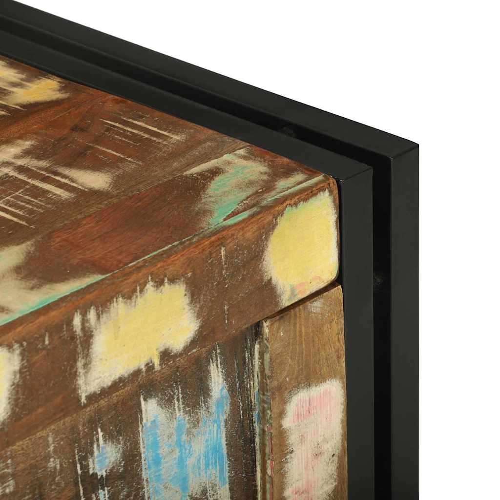 vidaXL Storage Box Brown and Black 60 x 40 x 41 cm Reclaimed Wood