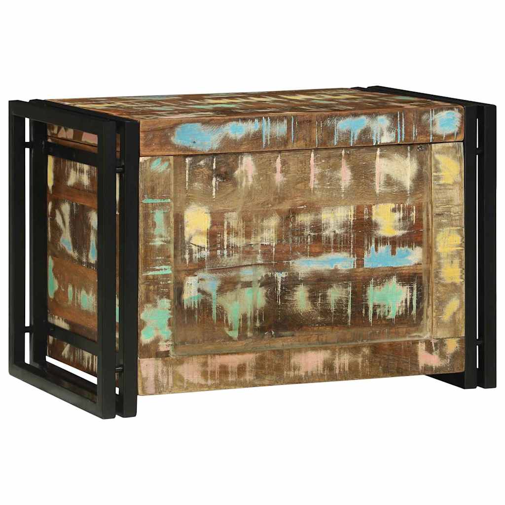 vidaXL Storage Box Brown and Black 60 x 40 x 41 cm Reclaimed Wood