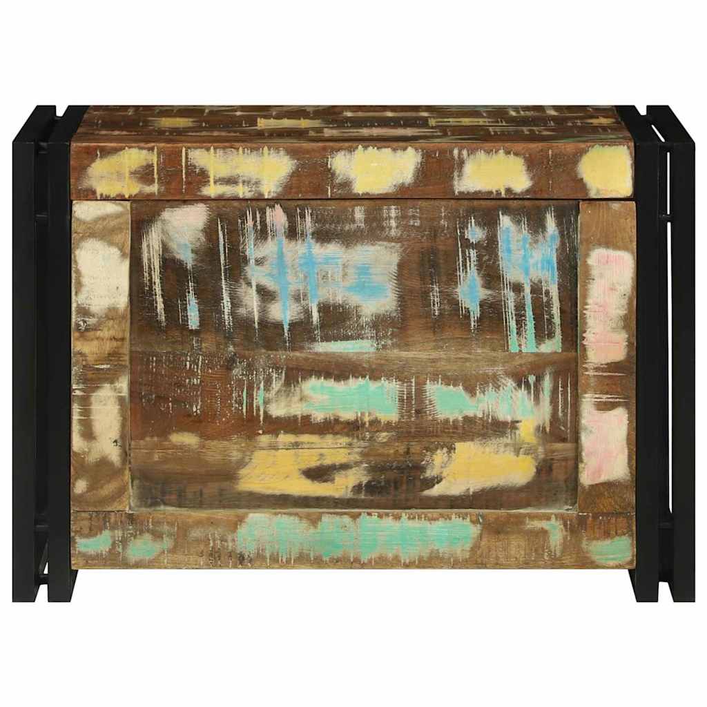 vidaXL Storage Box Brown and Black 60 x 40 x 41 cm Reclaimed Wood