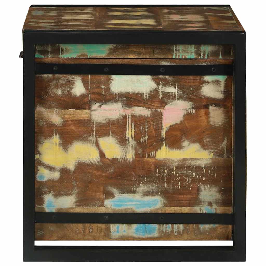 vidaXL Storage Box Brown and Black 60 x 40 x 41 cm Reclaimed Wood
