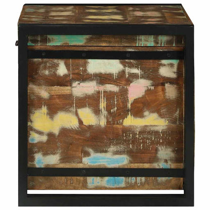 vidaXL Storage Box Brown and Black 60 x 40 x 41 cm Reclaimed Wood