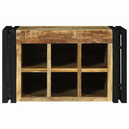 vidaXL Wine Rack 2 pcs 46 x 35 x 27.5 cm Solid Mango Wood