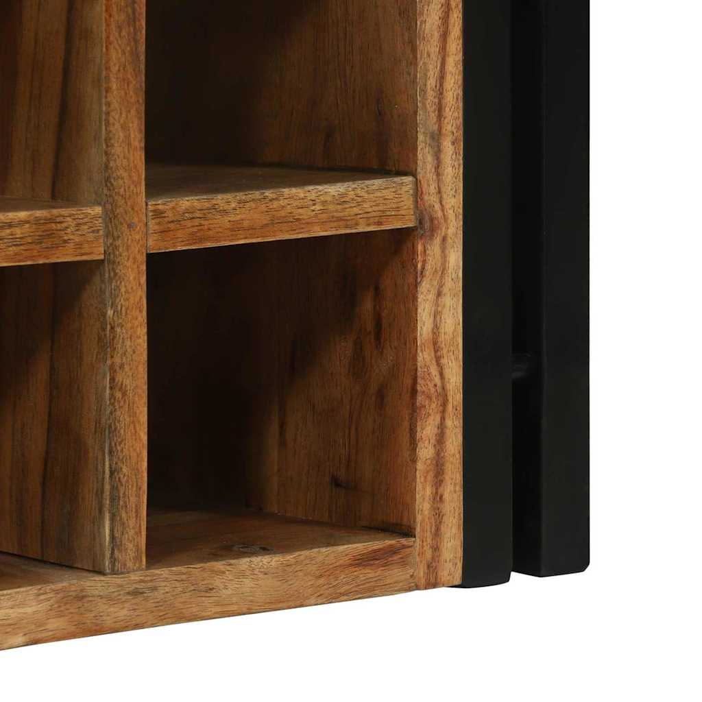 vidaXL Wine Rack 2 pcs 46 x 35 x 27.5 cm Solid Acacia Wood