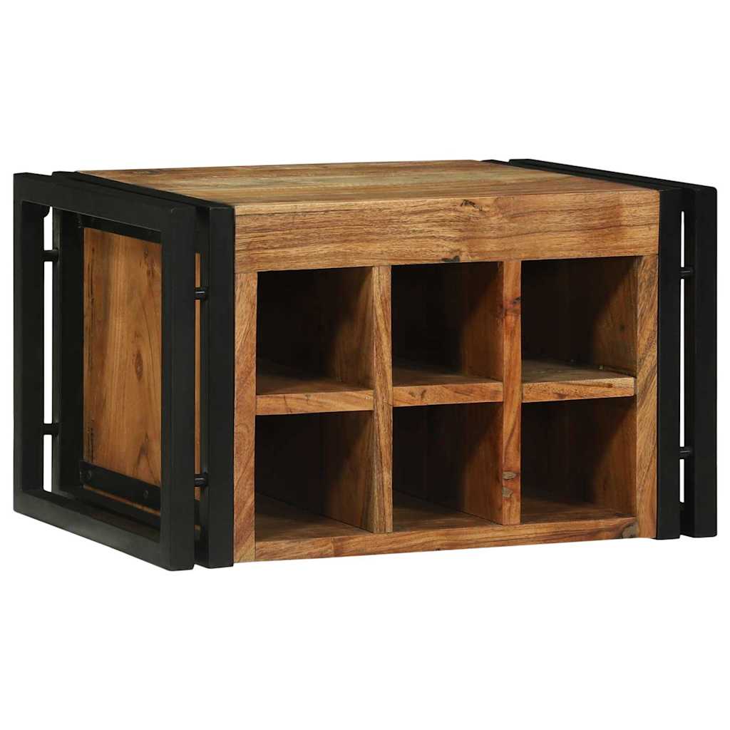vidaXL Wine Rack 2 pcs 46 x 35 x 27.5 cm Solid Acacia Wood