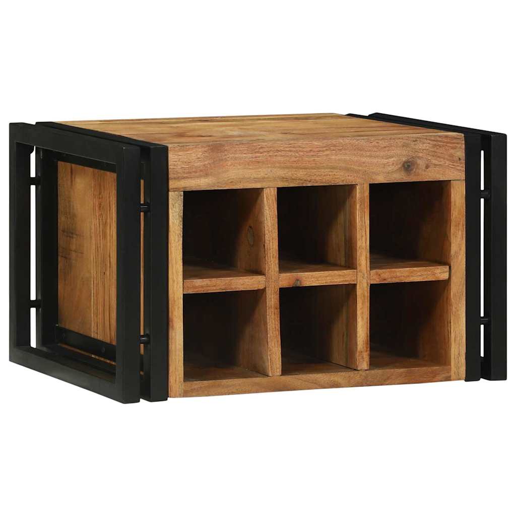 vidaXL Wine Rack 2 pcs 46 x 35 x 27.5 cm Solid Acacia Wood