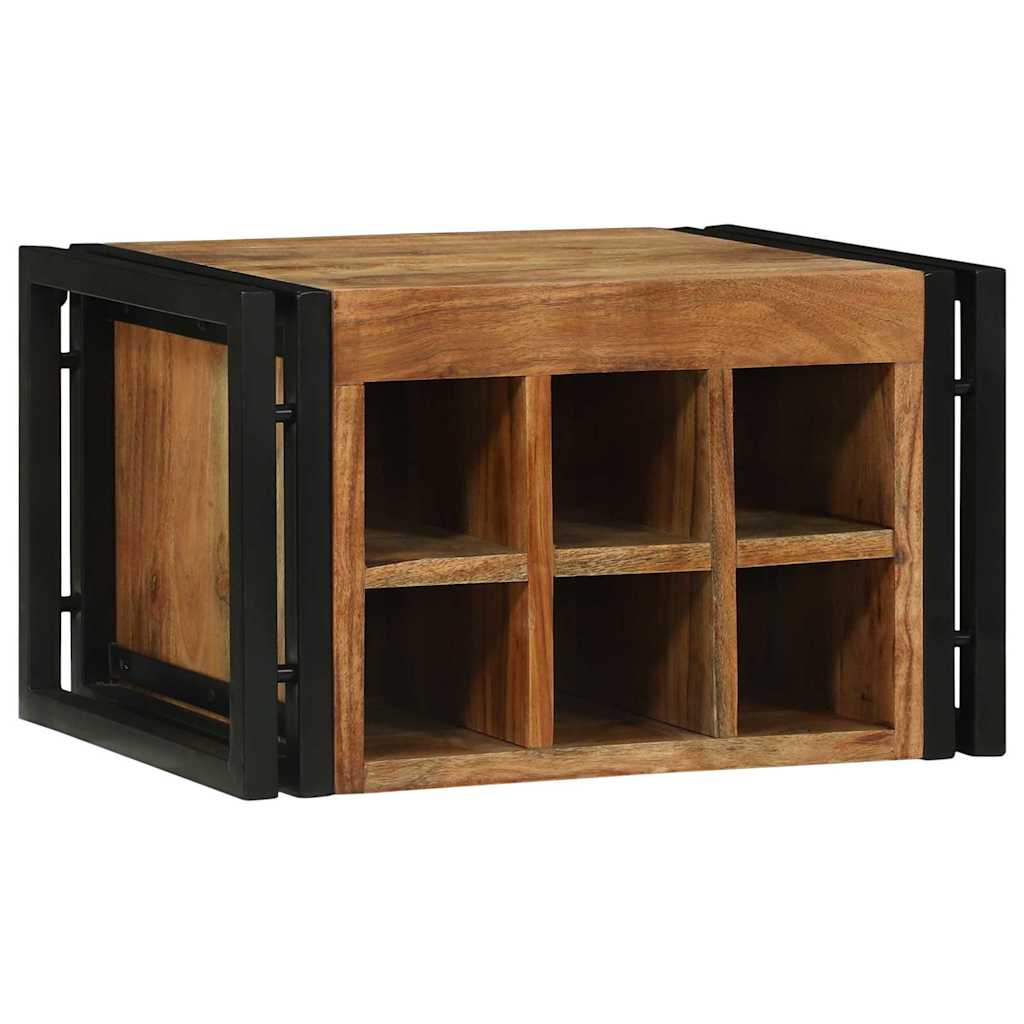vidaXL Wine Rack 2 pcs 46 x 35 x 27.5 cm Solid Acacia Wood