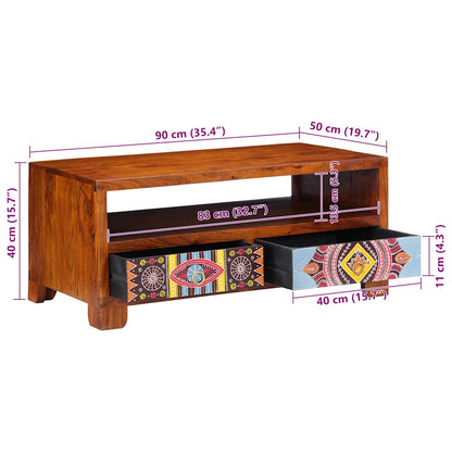 vidaXL Coffee Table 90x50x40 cm Solid Wood Acacia