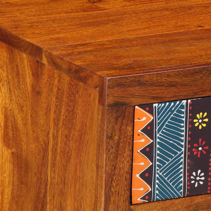 vidaXL Bedside Cabinet 40x35x45 cm Solid Wood Acacia