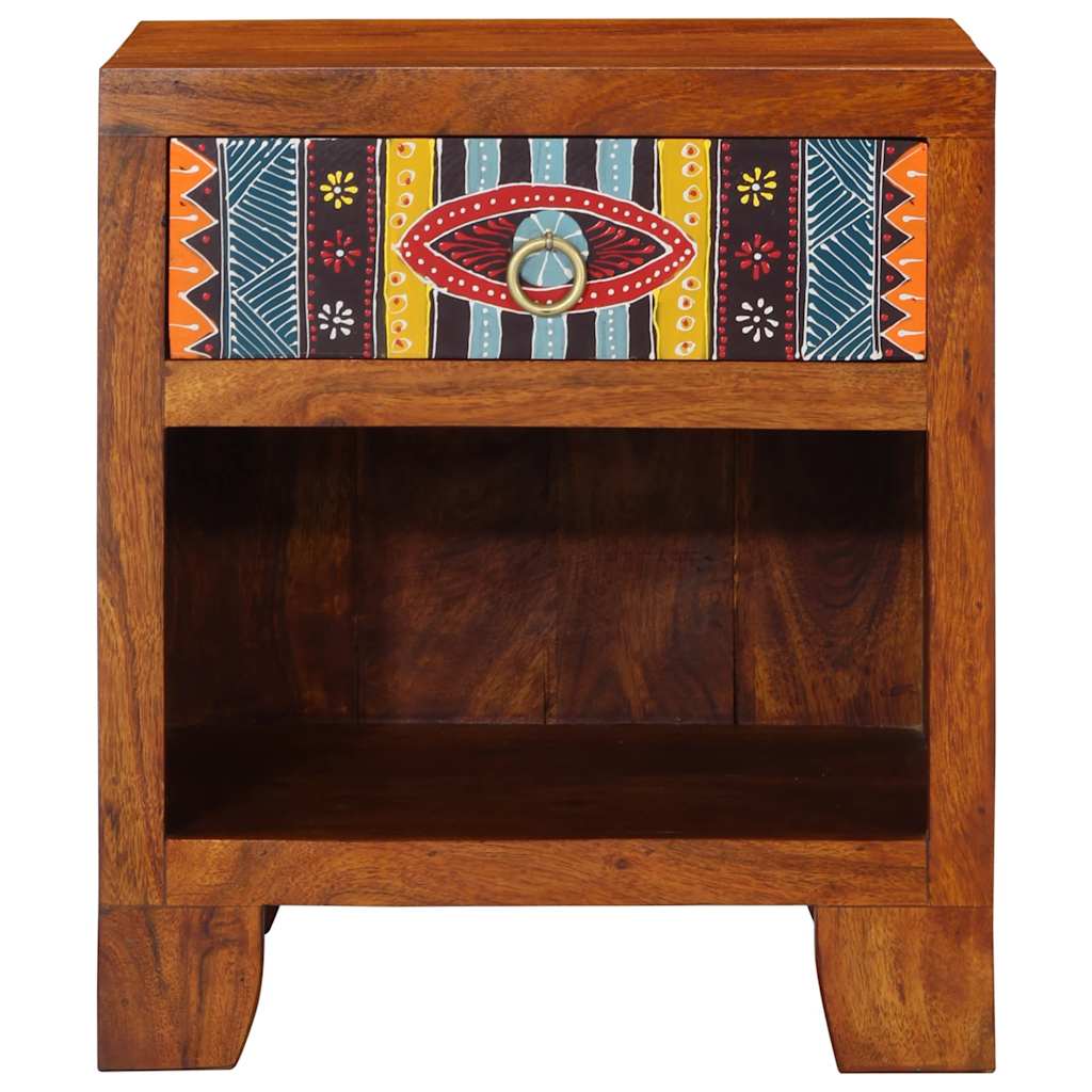 vidaXL Bedside Cabinet 2 pcs 40x35x45 cm Solid Wood Acacia